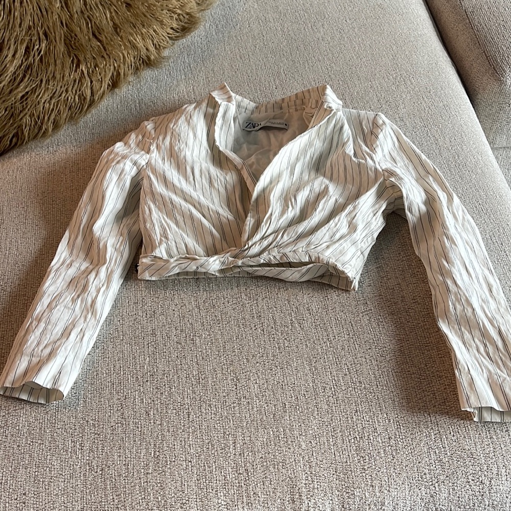 Cute Zara crop dress top